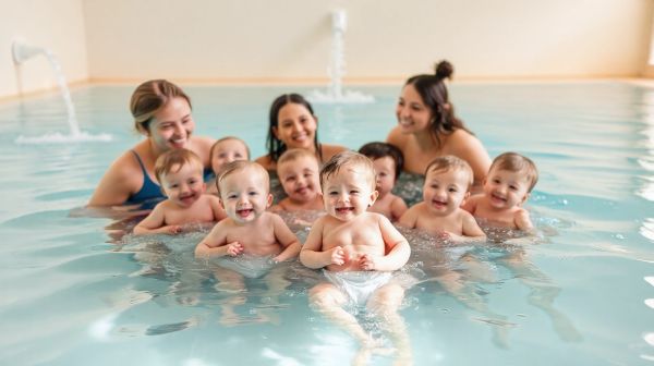 Les meilleures options de cours de bébé nageur à Nantes